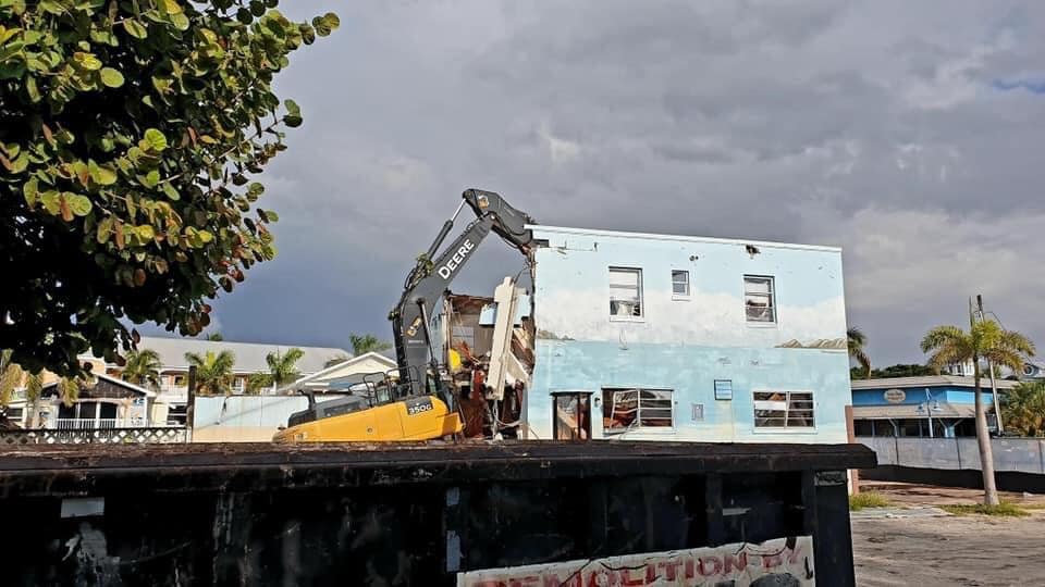 The Surf Club Demolition on Fort Myers Beach