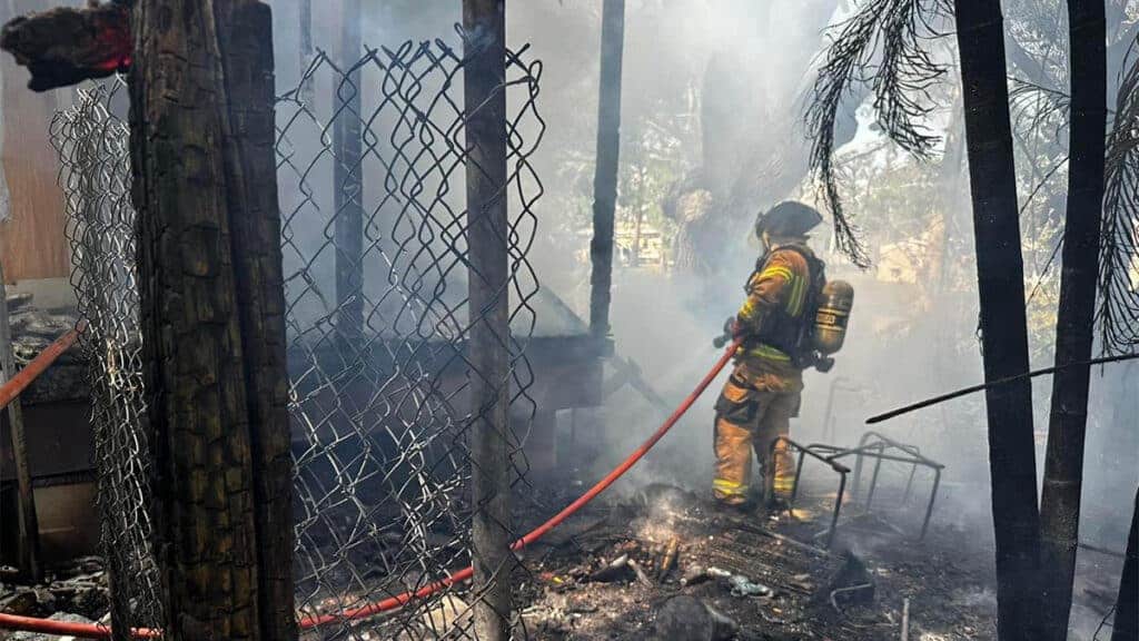 Crews battle house fire as flames reemerge from Punta Gorda home